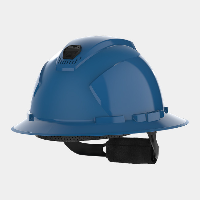 HexArmor Ceros® XP300 Full-Brim Vented Safety Helmet (Grey, One Helmet)