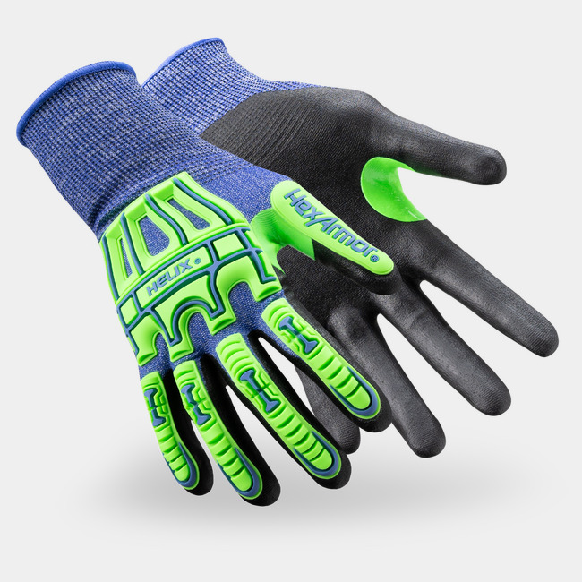 HexArmor Helix 3026IMP High-Dexterity Cut- and Impact-Resistant Safety Gloves – (12-Pair Pack or 72-Pair Case)