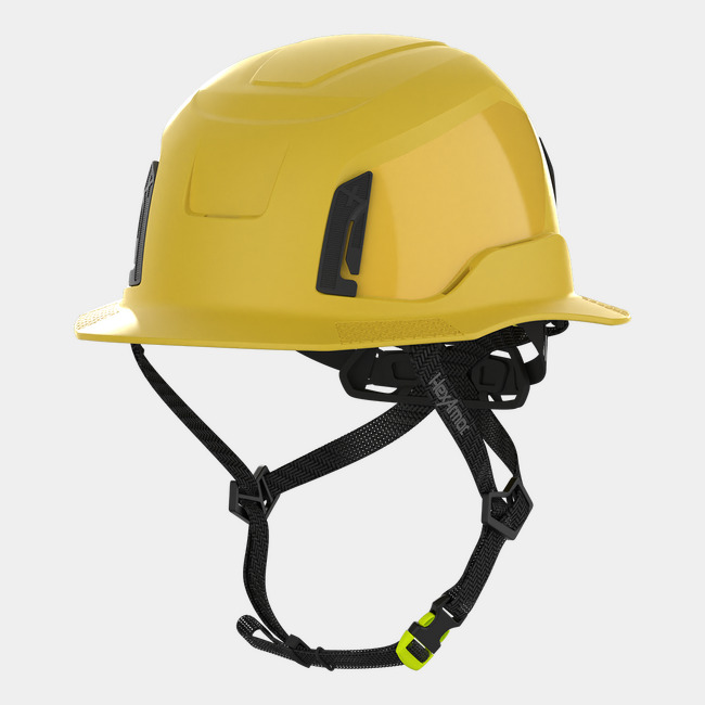 HexArmor Ceros XT400E Non-Vented Full-Brim Type 2 Class E Safety Helmet (Grey, One Helmet)