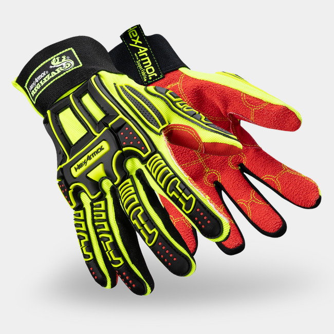 HexArmor Rig Lizard 2021X Impact-Resistant Safety Gloves – (Individual Pair, 12-Pair Pack, or 36-Pair Case)