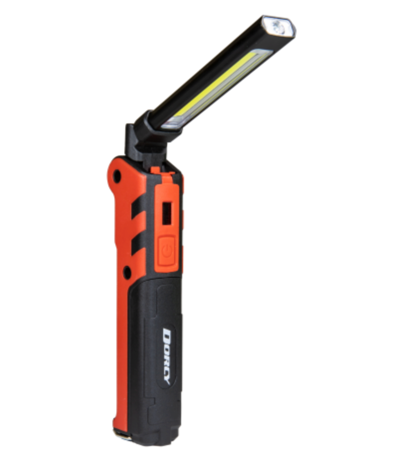 Dorcy USB Ultra HD Series Foldable Work Light / Flashlight – (6-Pack) (Pack of 3 Lamps)