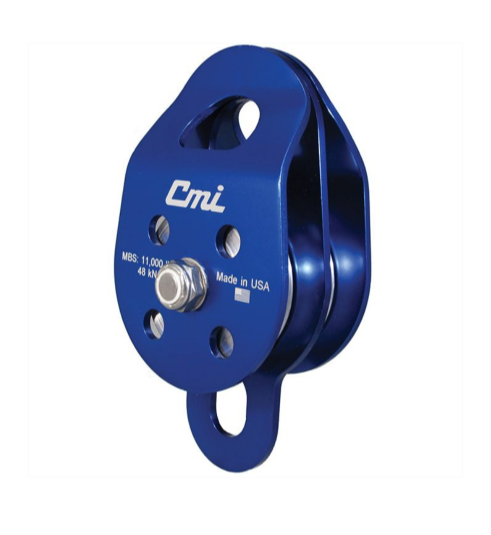 CMI RP157 2" Double Aluminum Sheave Bearing Rescue Pulley