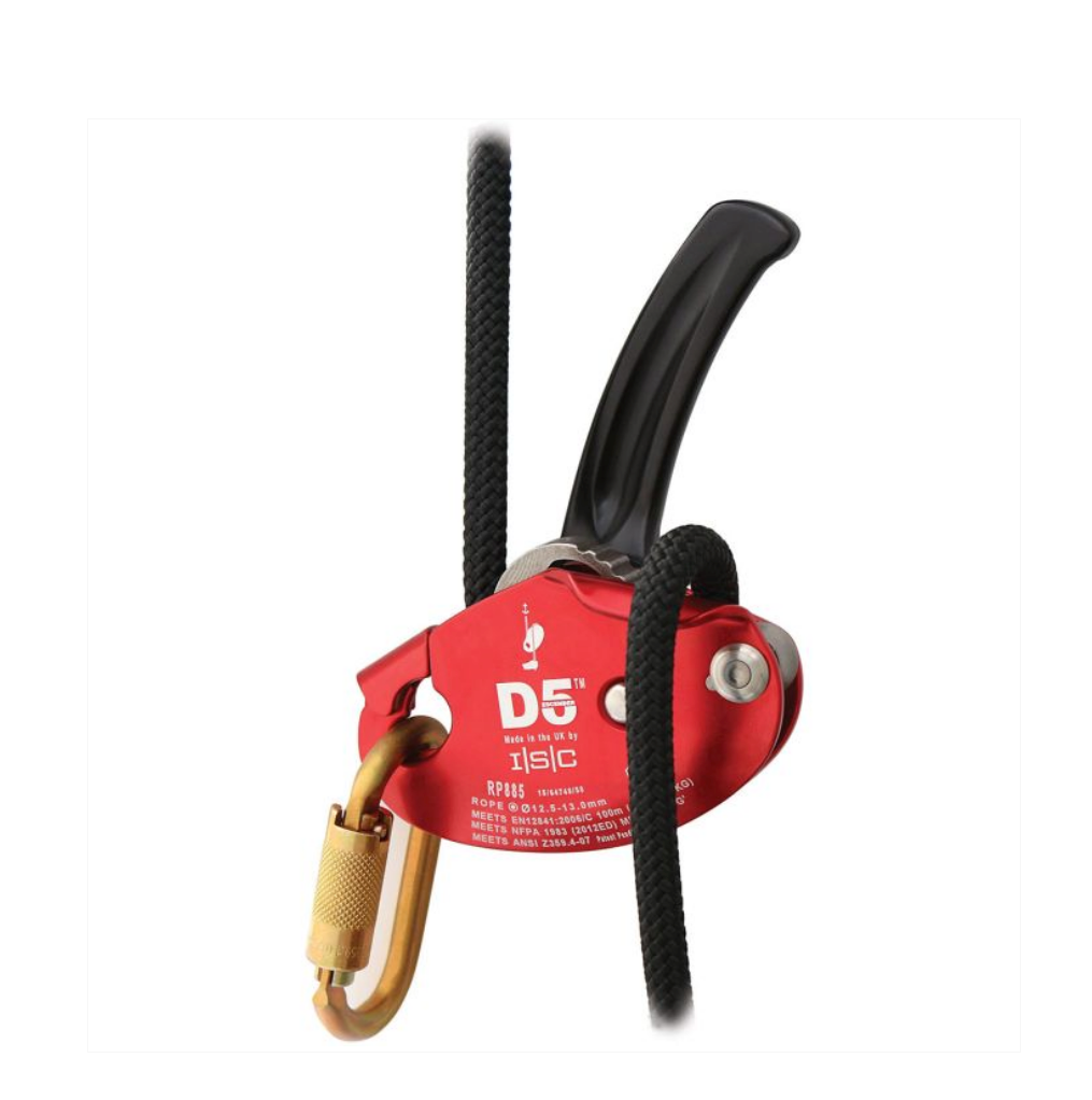 ISC D5 Industrial Descender – Red