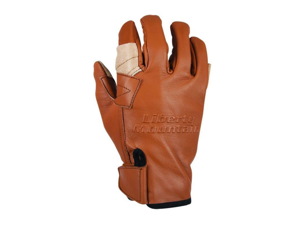 Liberty Mountain Pro Cowhide Rappel Gloves (S-M)
