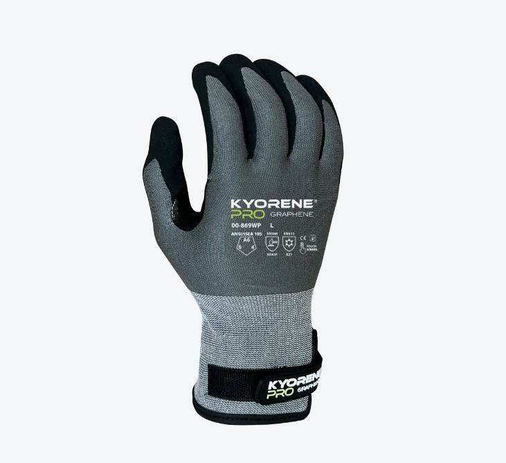 Armor Guys Kyorene Pro 00-869WP A6 Waterproof Cold Weather Cut Resistant Work Gloves – (12-Pack) (S-M)
