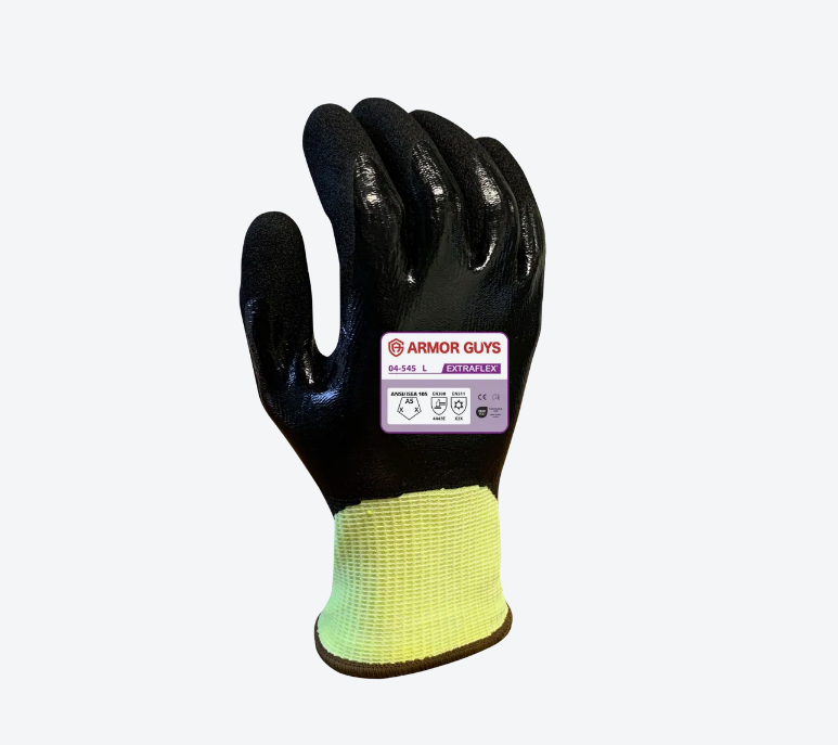 Armor Guys Extraflex 04-545 A5 Cold Weather Cut Resistant Work Gloves – (12-Pack) (S-M)
