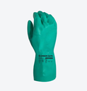 Armor Guys Chemiflex 05-003 13-Inch Flock-Lined Nitrile Chemical Resistant Gloves – (12-Pack)