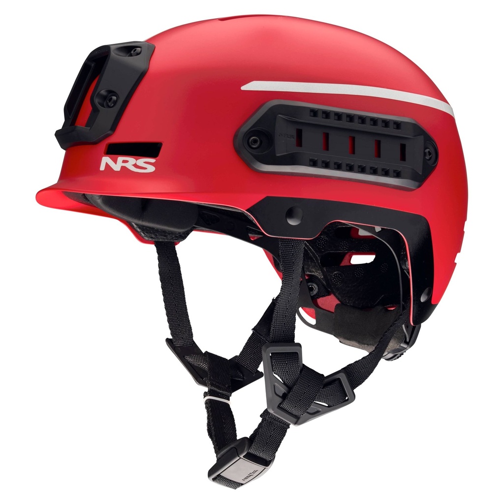 NRS Tactyl Vented Rescue Helmet (Red, S-M)
