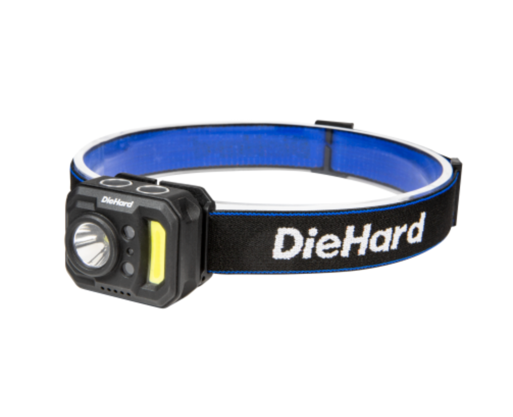 DieHard USB-C Rechargeable 375 Lumen Motion Activated Headlamp (3-Pack)