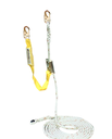 FrenchCreek 411-50MG 50' Rope Lifeline with Rope Grab & 3' Shock-Absorbing Lanyard