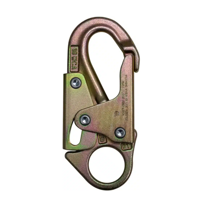 [V0-FC-Z74] FrenchCreek Z74 Steel Locking Snap Hook, 3/4" Gate