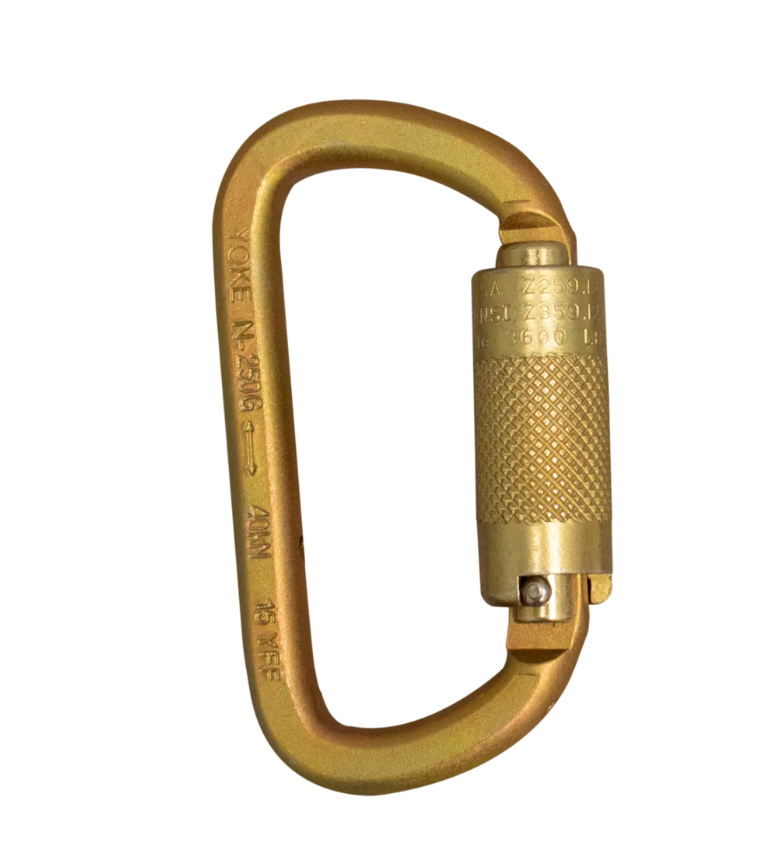 [V0-FC-354-1] FrenchCreek 354-1 Steel Twist-Lock Carabiner, 1/2" Gate