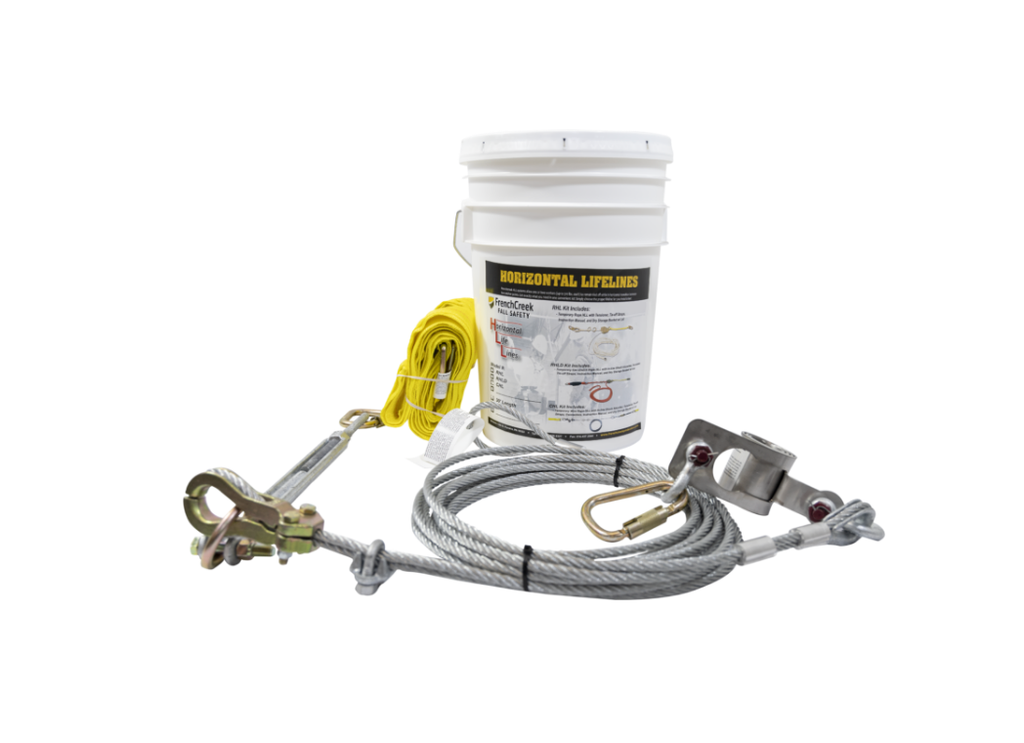 [V0-FC-CHL-30] FrenchCreek CHL-30 30' Wire Rope Horizontal Lifeline System