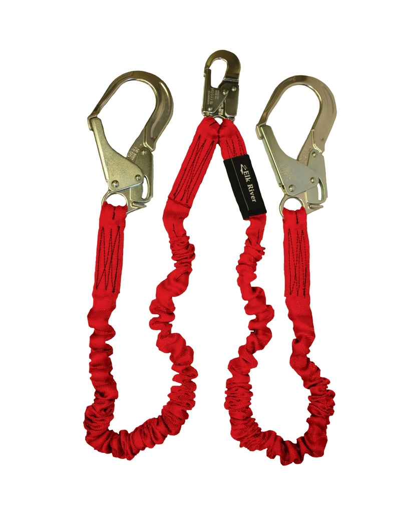 Elk River 35487 FLEX-NoPac Twin Leg Energy Absorbing Lanyard