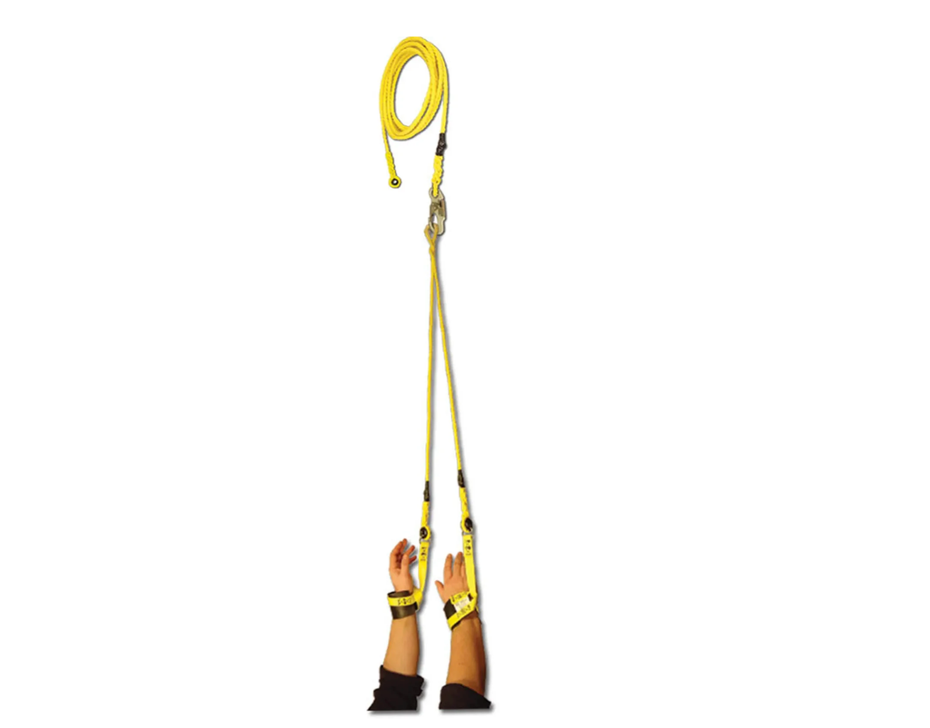 FrenchCreek 207YL Rescue Assistance Wristlets with Yoke and 25 ft Tagline