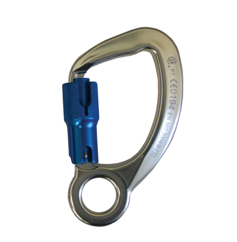 FrenchCreek 63A Aluminum Captive-Eye Twist-Lock Carabiner – 7/8 in. Gate