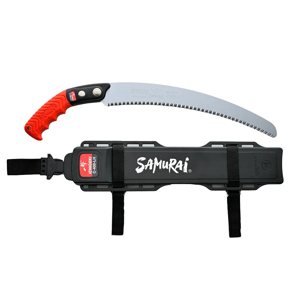 Samurai Ichigeki 13" Arborist Saw with Scabbard