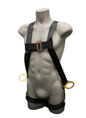 FrenchCreek 631B-HOT Kevlar Welding Full Body Harness with Hip D-Rings (S-M)