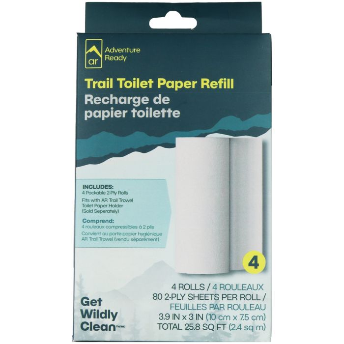 Adventure Ready Trail Toilet Paper Refill – (4-Pack)