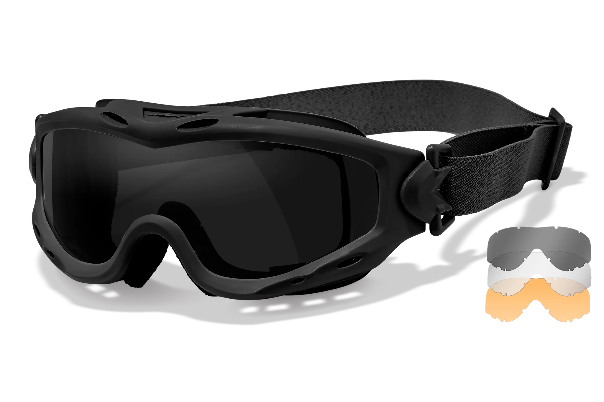 Wiley X SPEAR Ballistic Goggles, 3-Lens Kit