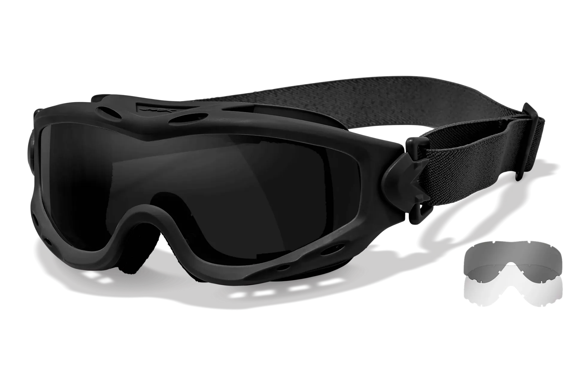 [VO-WX-SP29T] Wiley X SPEAR Ballistic Goggles, 2-Lens Kit (Matte Tan)