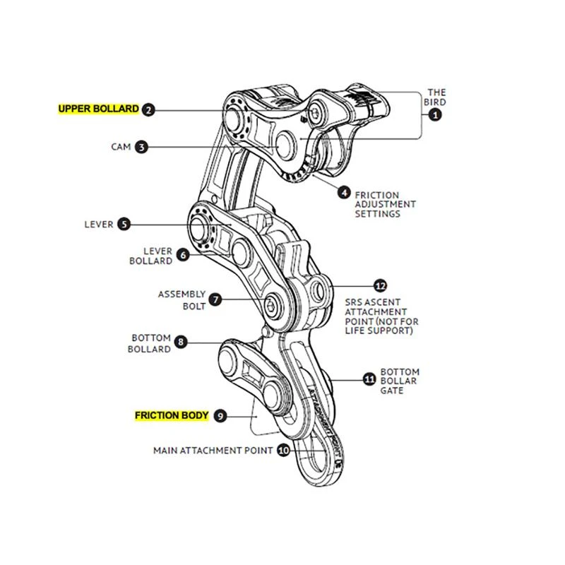 [VO-VSG-54110] Notch Rope Runner Pro Replacement Parts (Upper Adjustment Bollard)