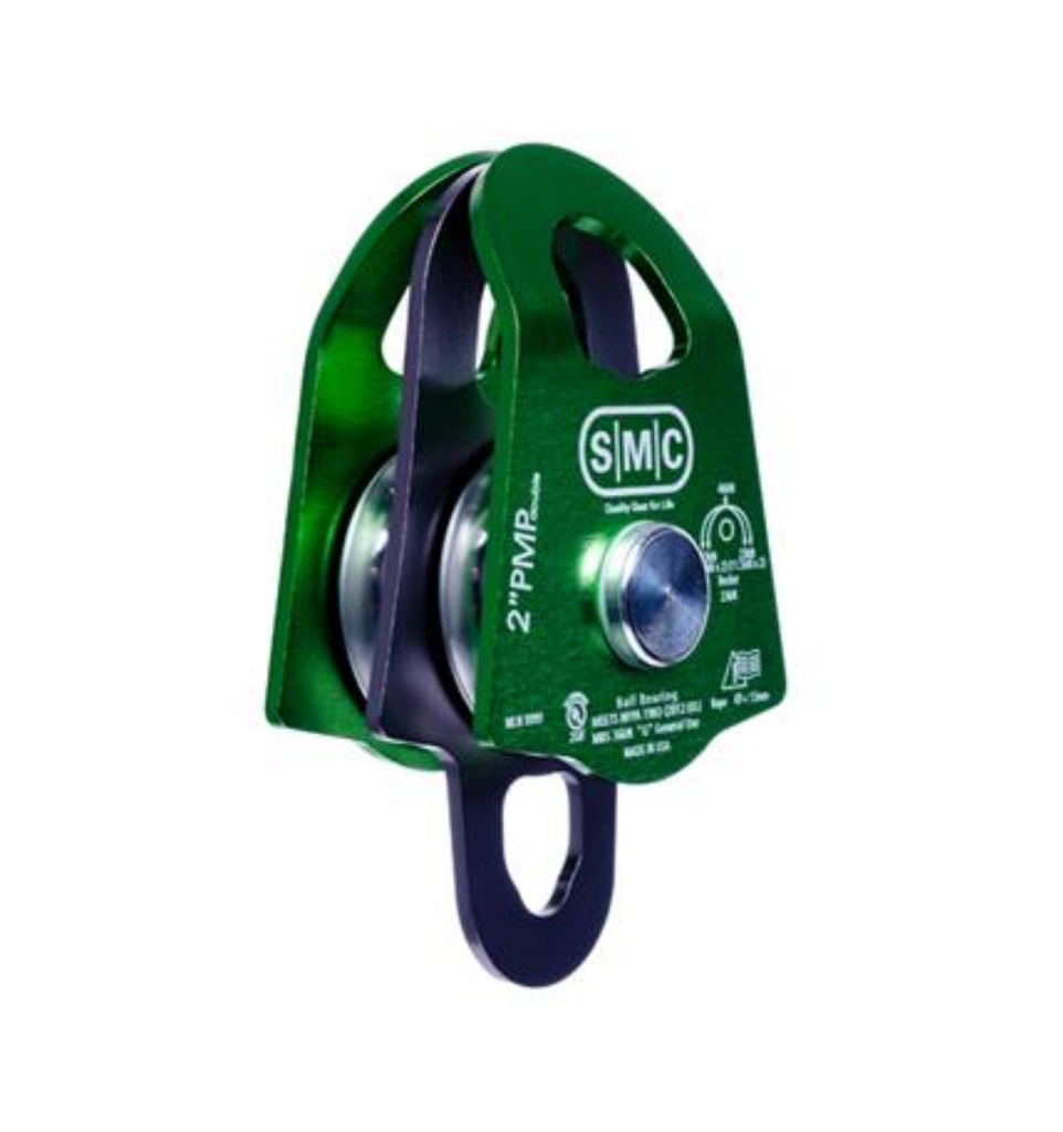 SMC 2″ Double Aluminum Prusik Minding Pulley