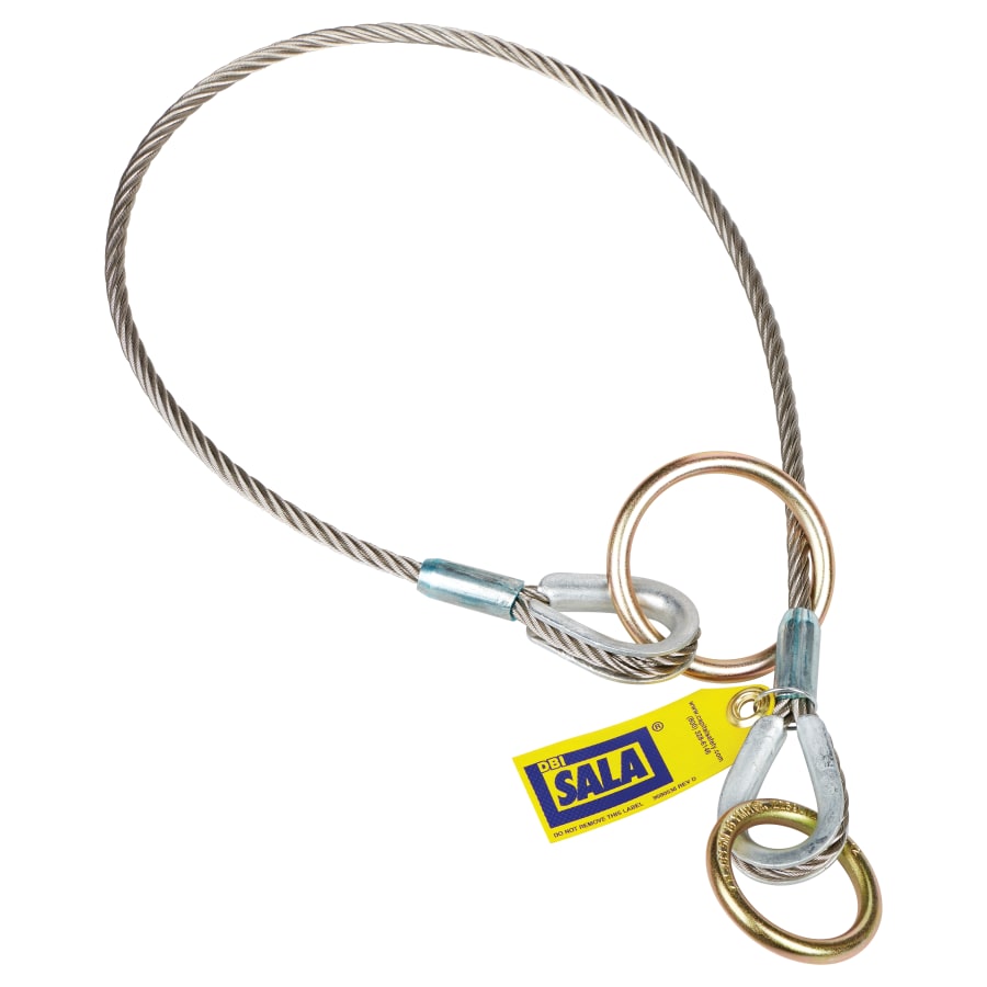3M DBI-SALA Cable Tie-Off Adapter, 6 ft. Stainless Steel – 5900551