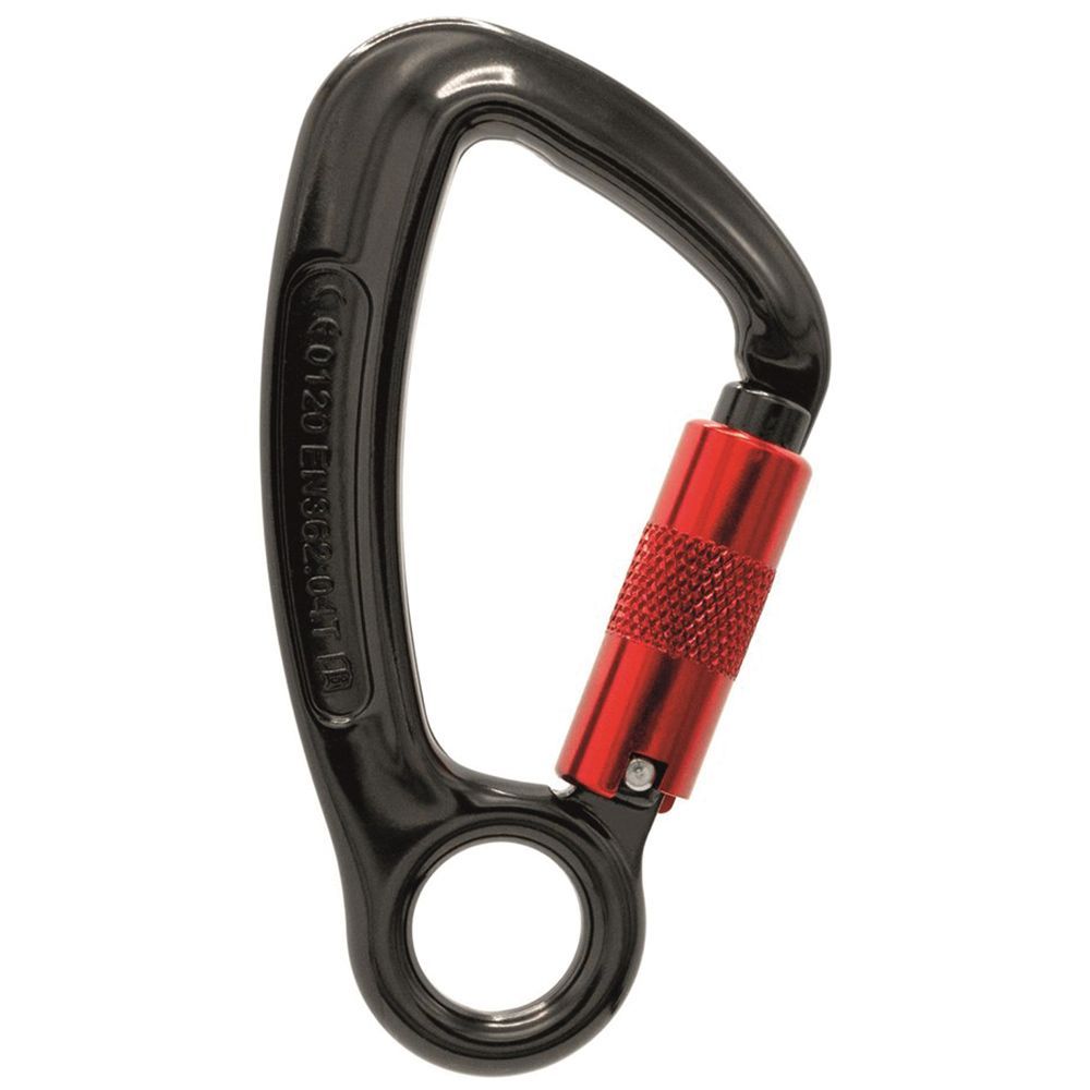 ISC Captive Eye Triple Lock Supersafe Aluminum Carabiner, 30 kN